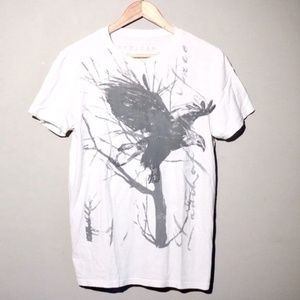 American Eagle White Short Sleeve Tee Shirt